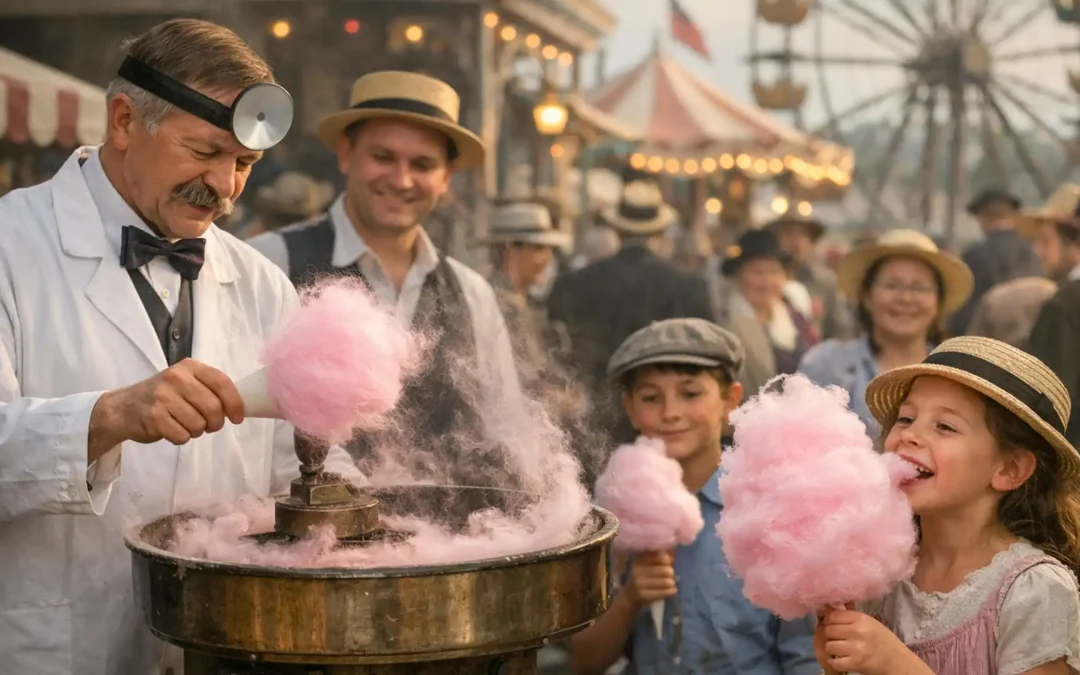 Vata de zahăr a fost inventată de un dentist. Povestea ironic-dulce din spatele „Fairy Floss”