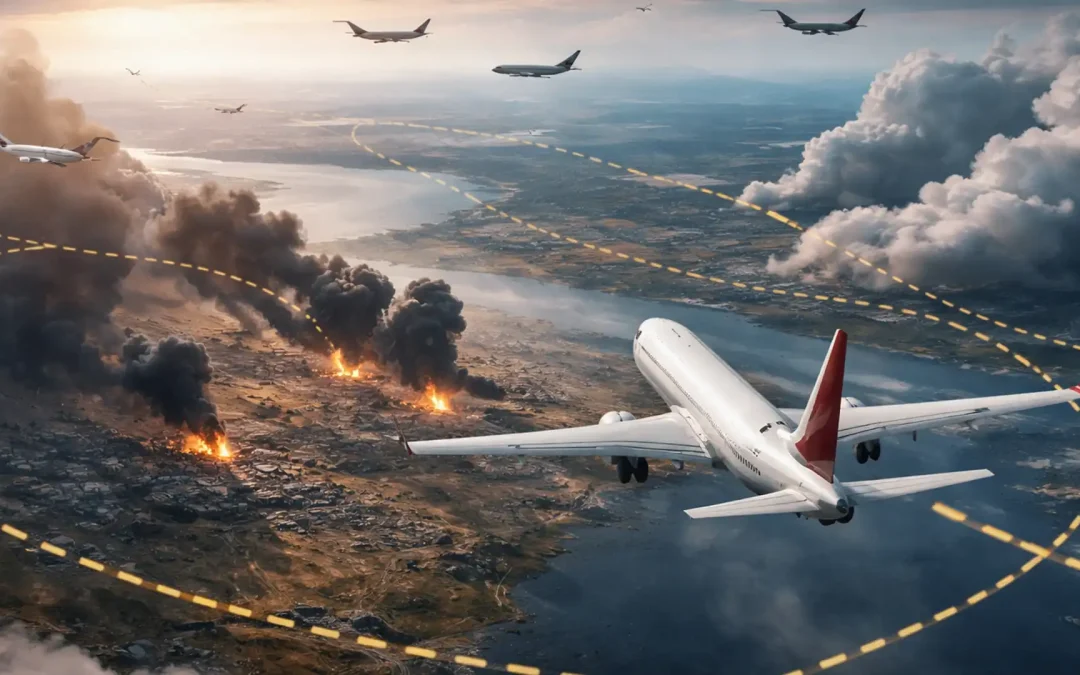 Ce se întâmplă în aer când izbucnește un război: cum continuă să zboare avioanele de pasageri în timpul conflictelor
