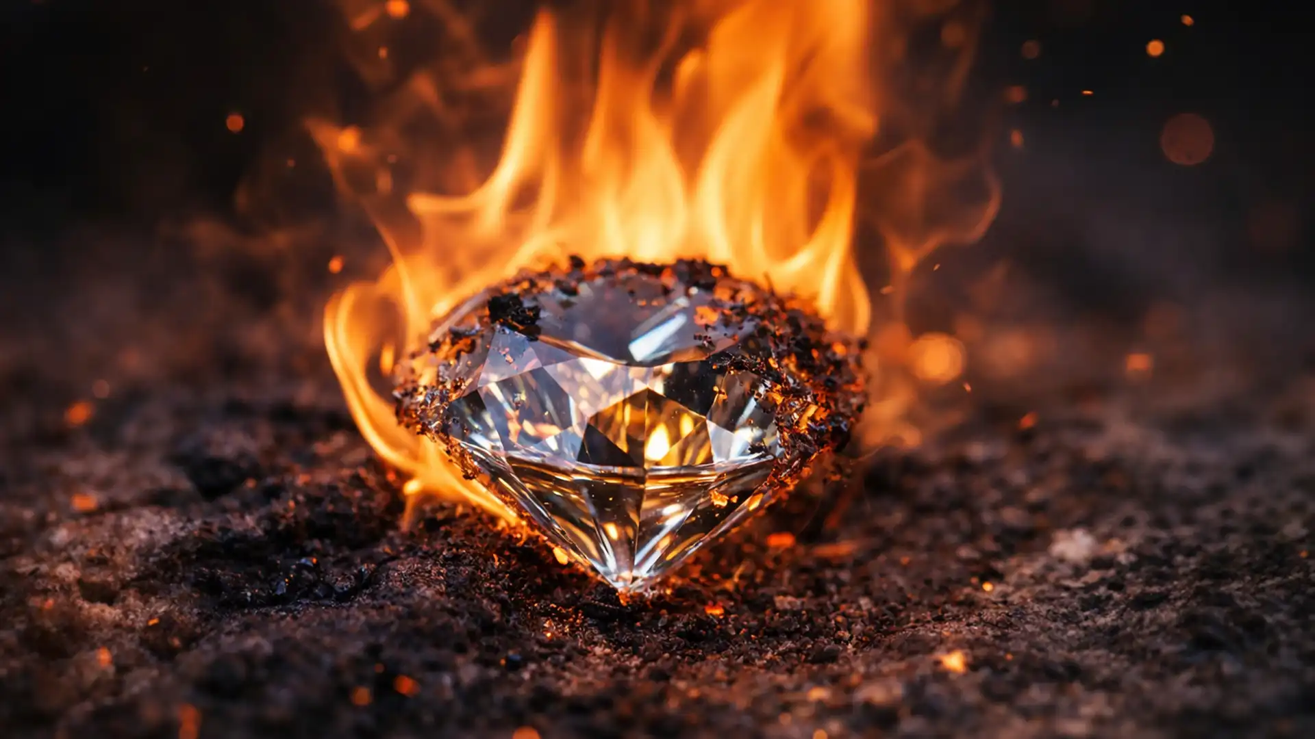 Diamantul poate arde. Adevărul incomod pe care bijutierii îl evită