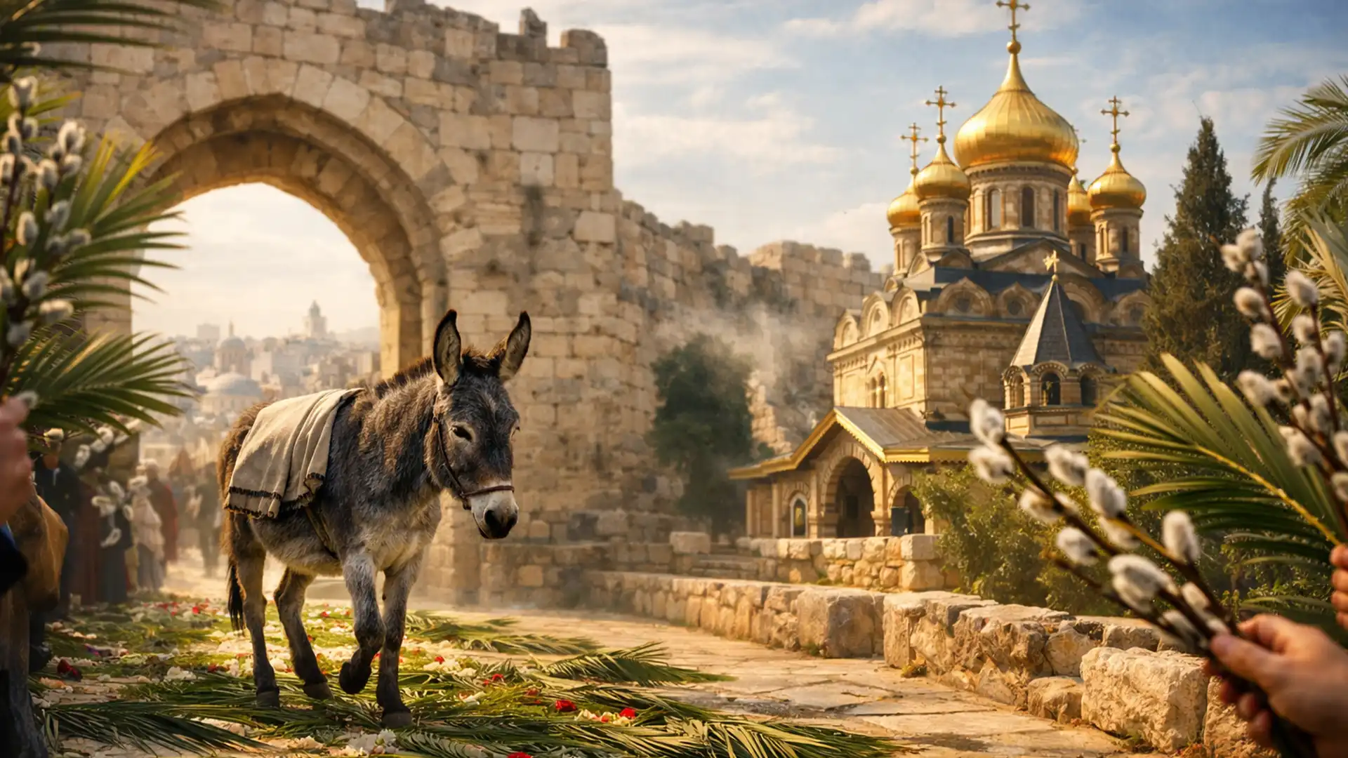 Duminica Floriilor în Biserica Ortodoxă, 5 Aprilie