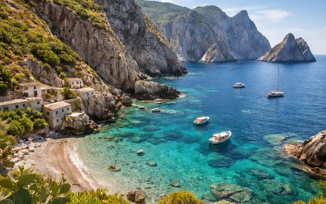 Insula italiană fără drumuri, fără semnal și aproape fără turiști. Paradisul sălbatic numit Palmarola