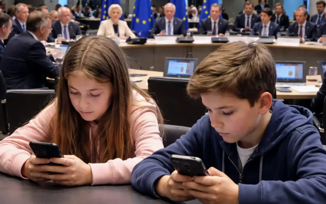 Liderii UE cer accelerarea introducerii unei vârste minime pentru social media, pentru protecția minorilor