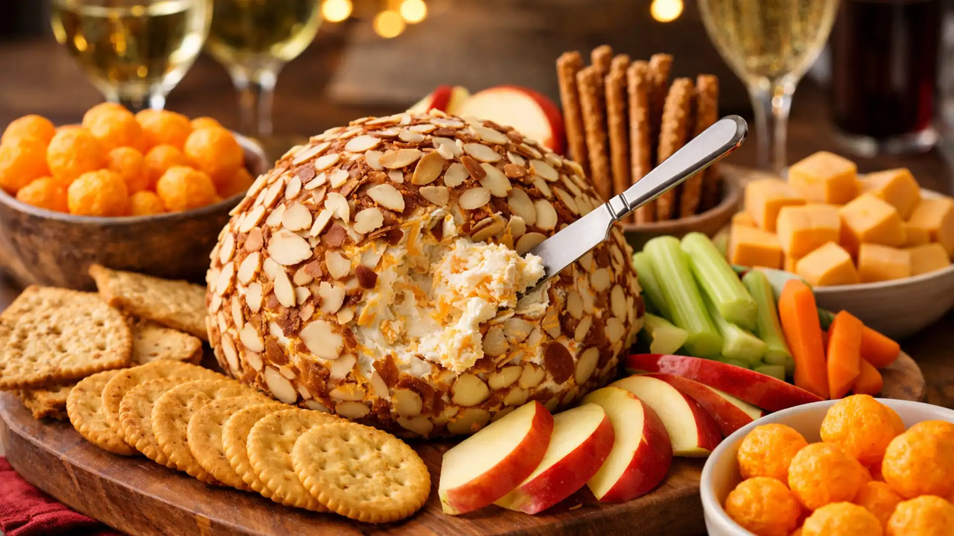 Ziua Biluțelor de Brânză, 17 Aprilie – combinație de brânzeturi bogate și creme, condimente gustoase și un strat crocant de migdale