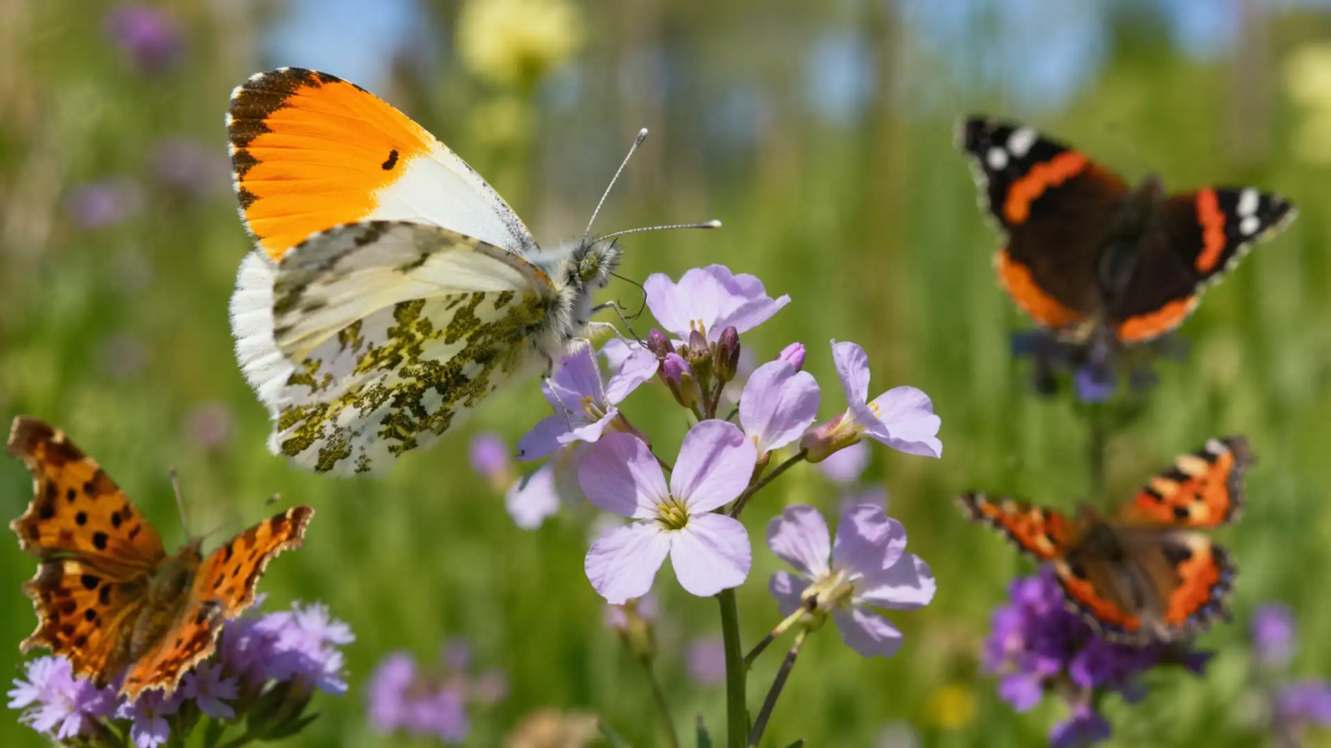 Fluturii sunt în declin în Marea Britanie, dar sunt cinci specii pe care le poți vedea mai des