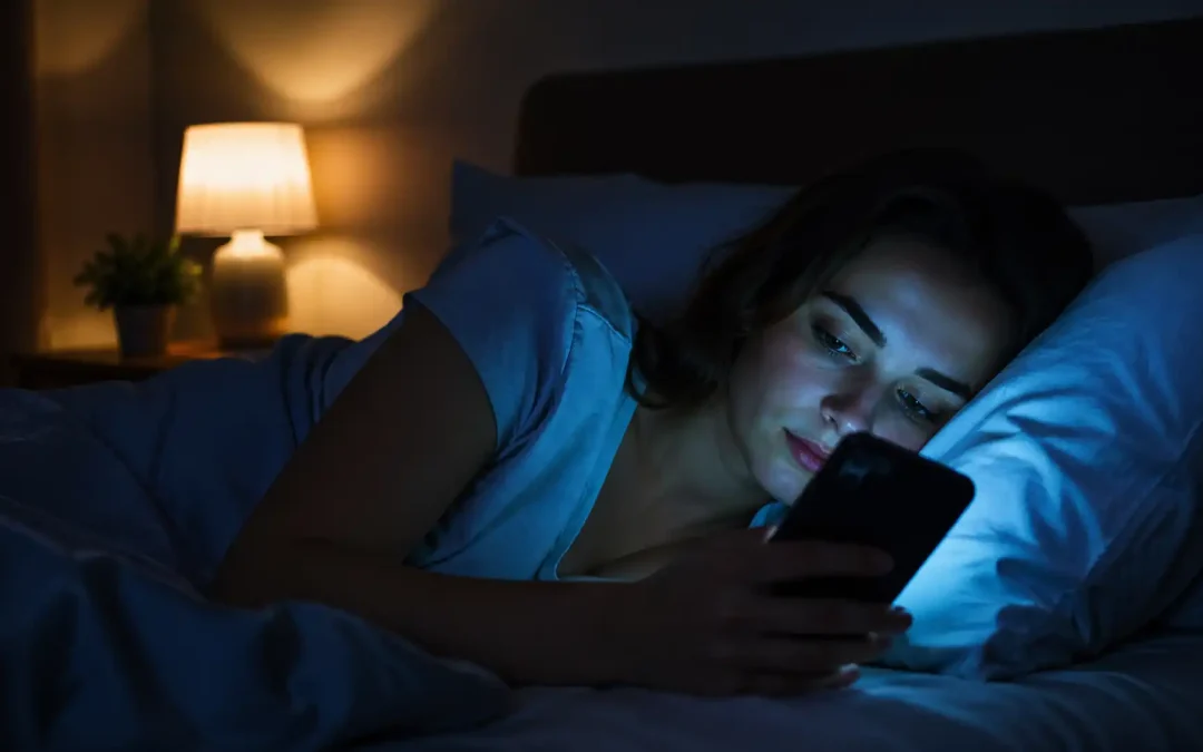 Lumina albastră de la telefon nu îți distruge somnul