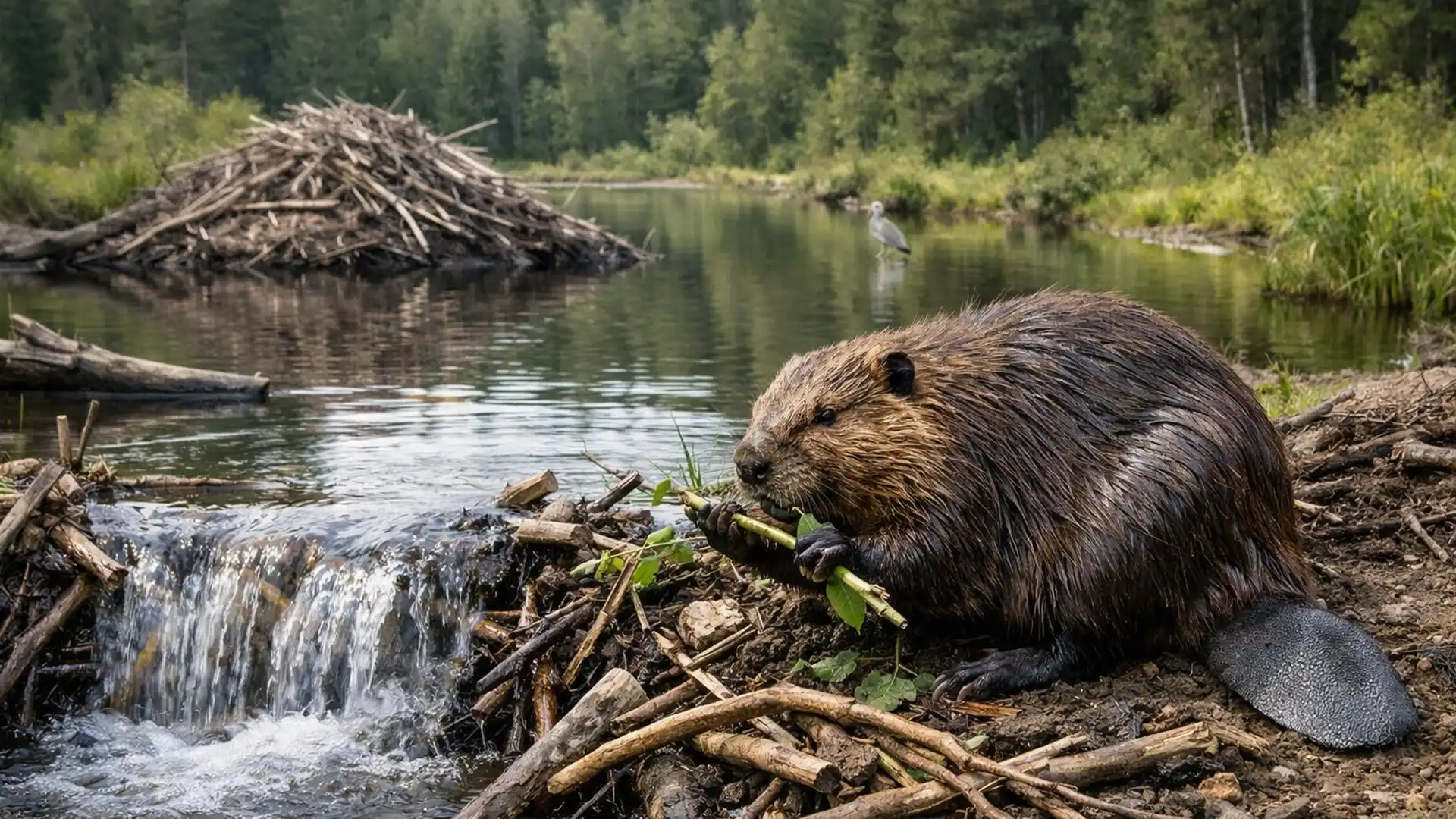 Ziua Internațională a Castorului, 7 Aprilie – construiesc baraje naturale și contribuie la curățarea apei