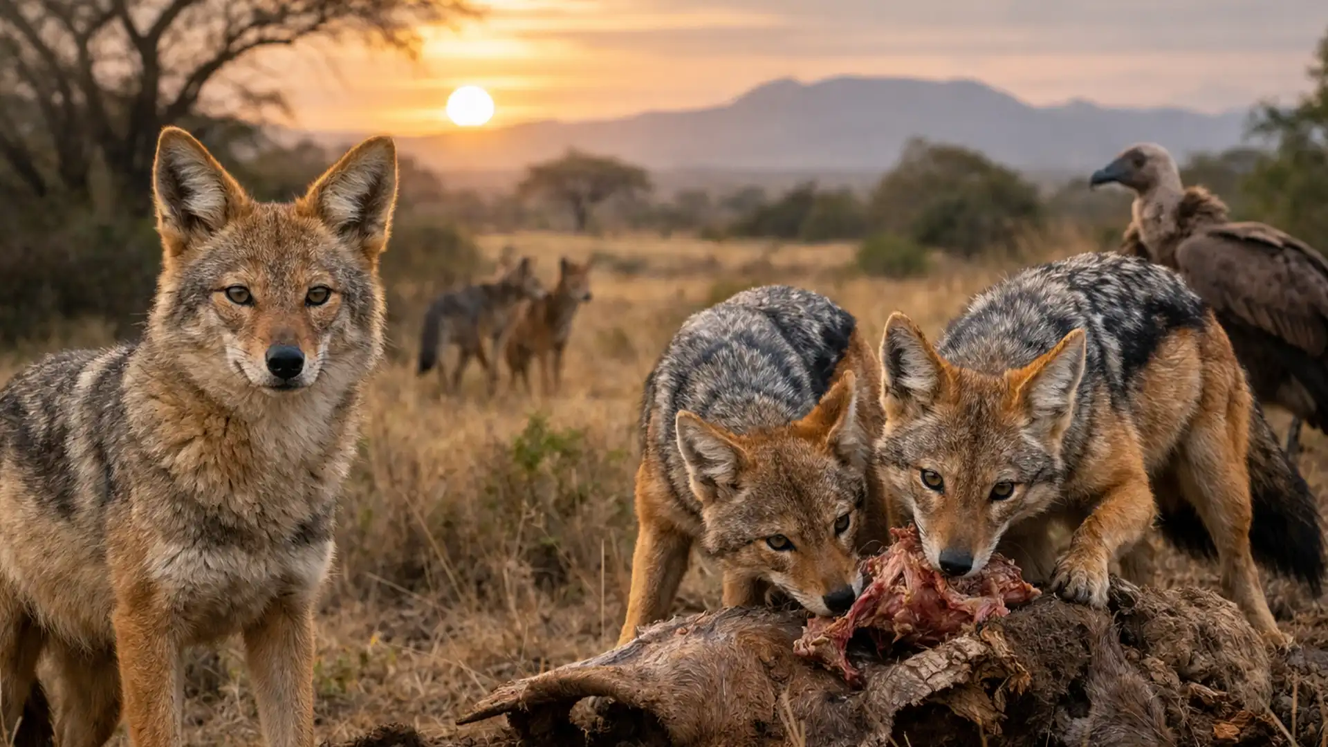Ziua Mondială a Șacalului, 19 Aprilie – sunt înrudiți cu câinii, vulpile, coioții și lupii, însă reprezintă o specie distinctă