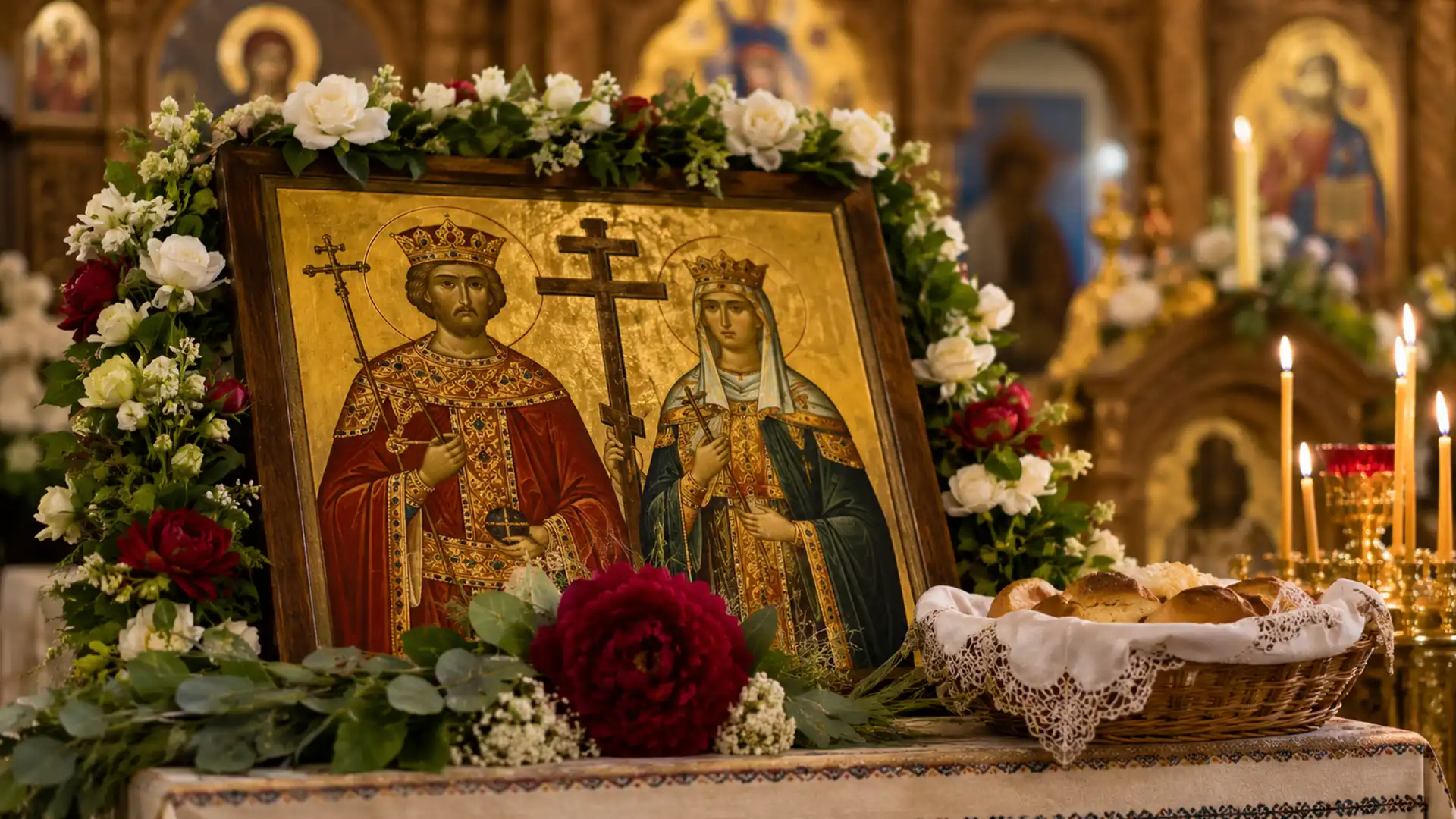 Sfinții Constantin și Elena, sărbătoriți pe 21 mai. Istorie, tradiții și obiceiuri