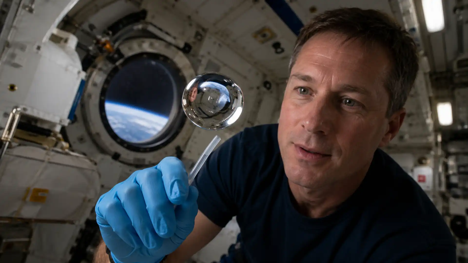 Ce se întâmplă cu apa în spațiu. Astronauții NASA au dezvăluit fenomenul spectaculos observat în microgravitație